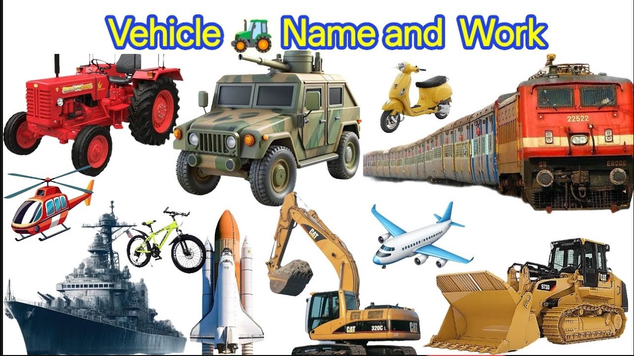 100 Vehicles for Kids | Car, Bus, Truck Sounds | Learning Video for Children