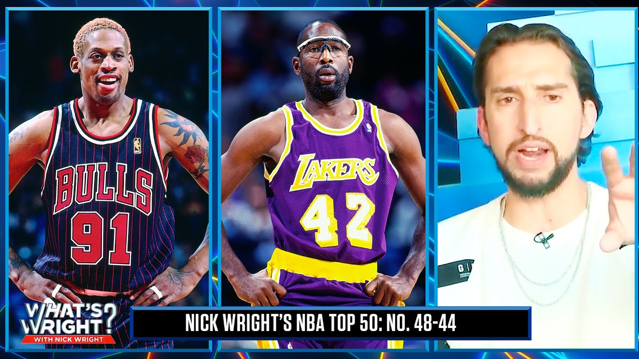 Rodman, Worthy and more | Nick Wright's Top 50 NBA Players of the Last 50 Years | No. 48-44