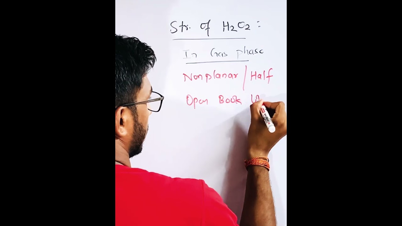 🧐 Structure of Hydrogen peroxide 🤟🤟😊 #viral #youtubeshorts #shortsfeed