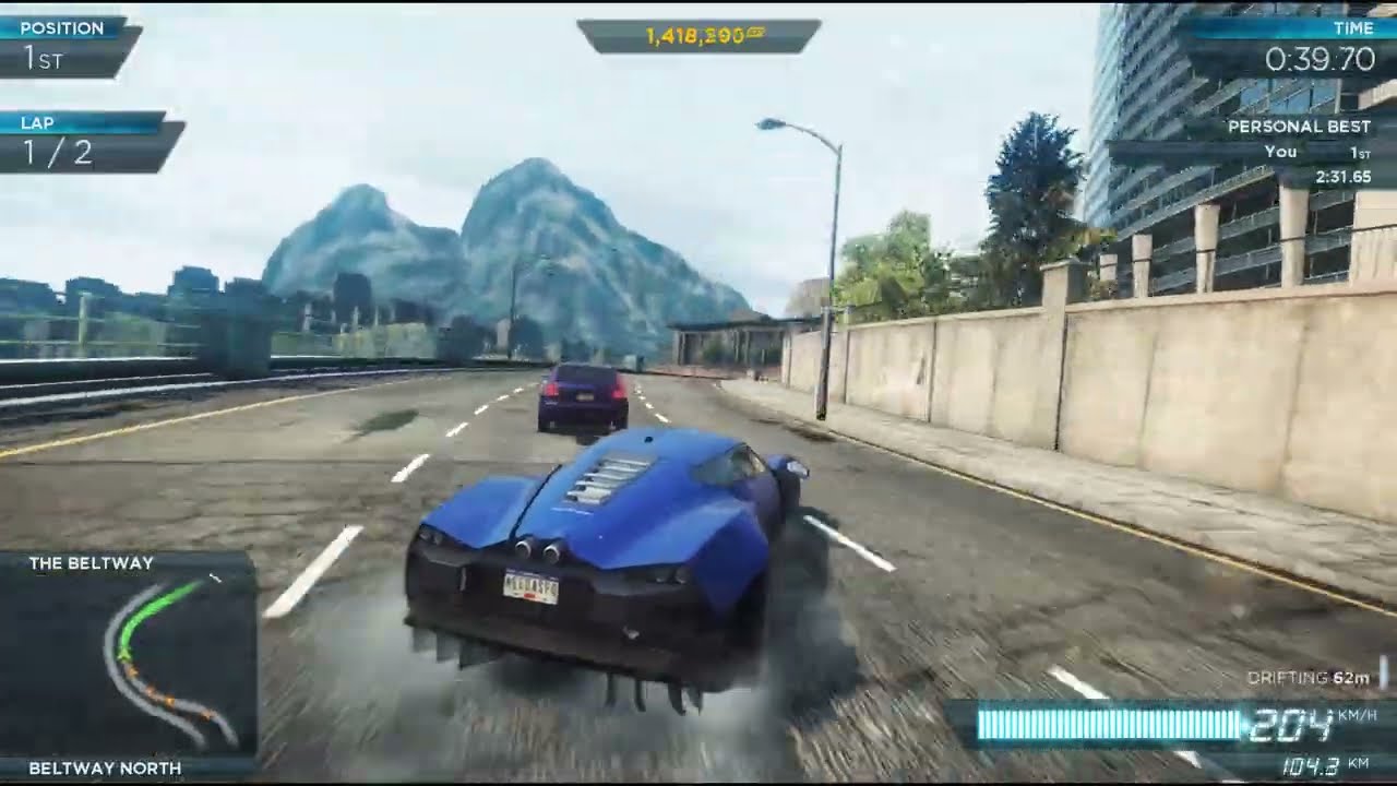 Break through it all in NFS Most Wanted 2012