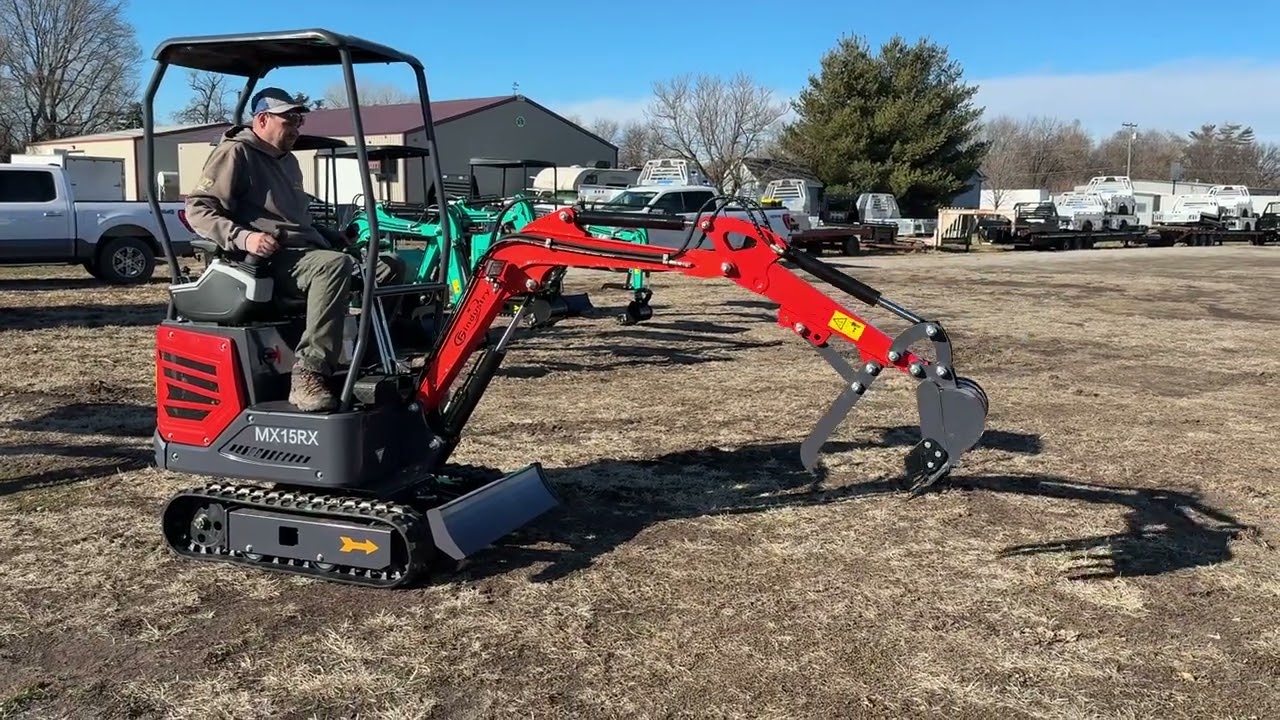 Lot 18-Unused 2025 CFG Industrial MX15RX Hydraulic Mini Excavator Selling at Auction