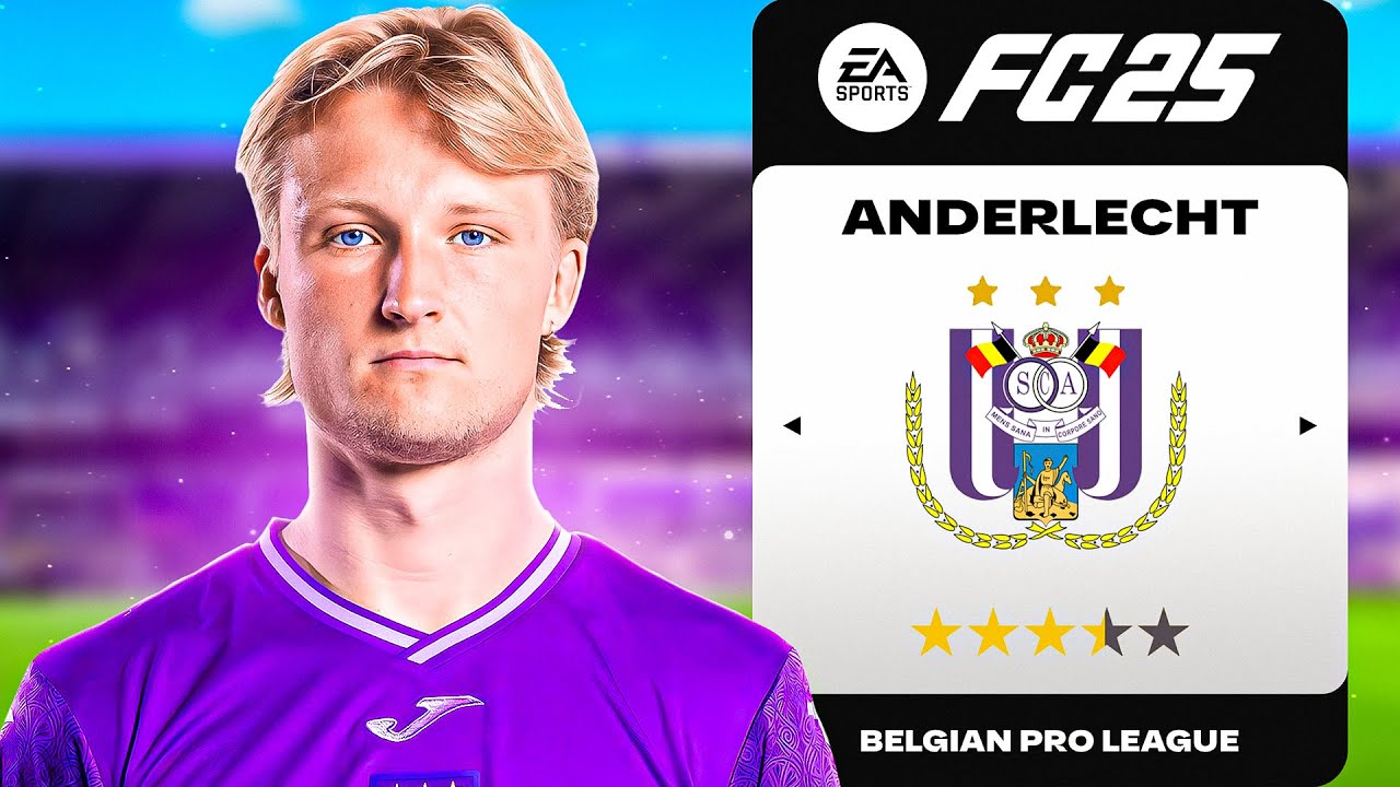 Je sauve ANDERLECHT sur FC 25 !