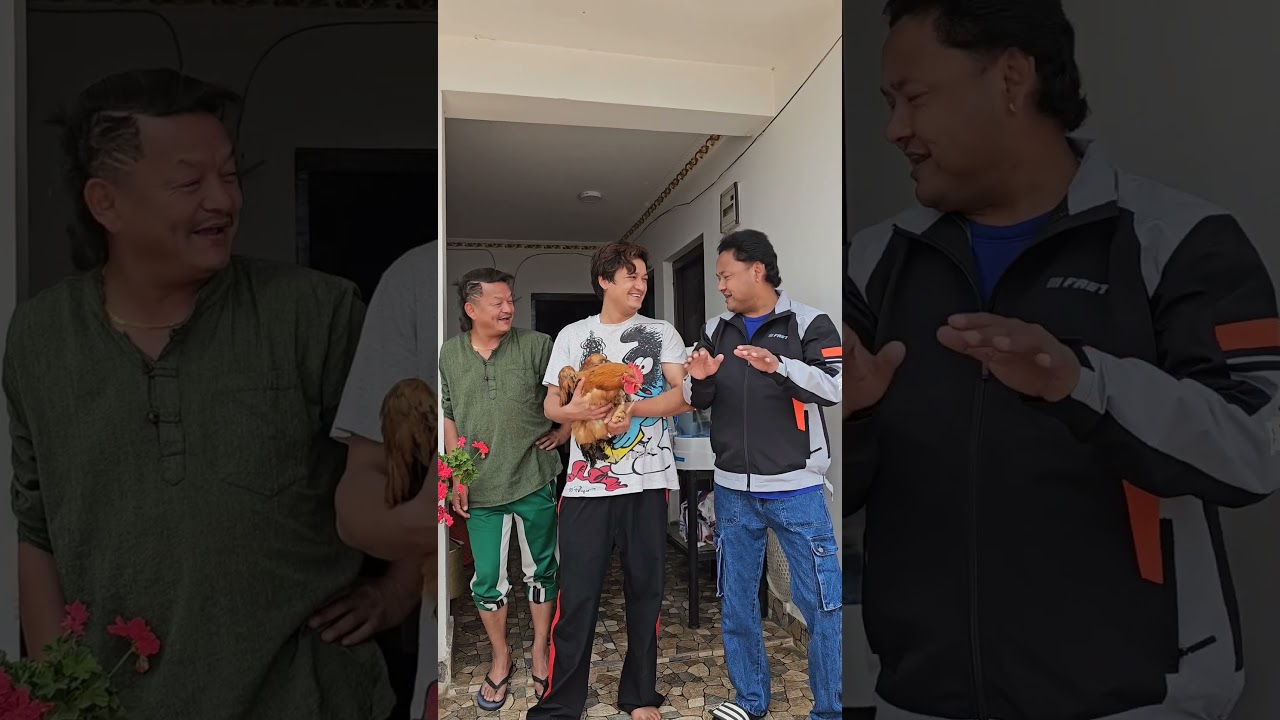 रातो भाले क्वायाँ क्वायाँ सुत्केरी लाई ख्वायाँ Jaya Kishan Basnet, Salon Basnet, Shovit Basnet