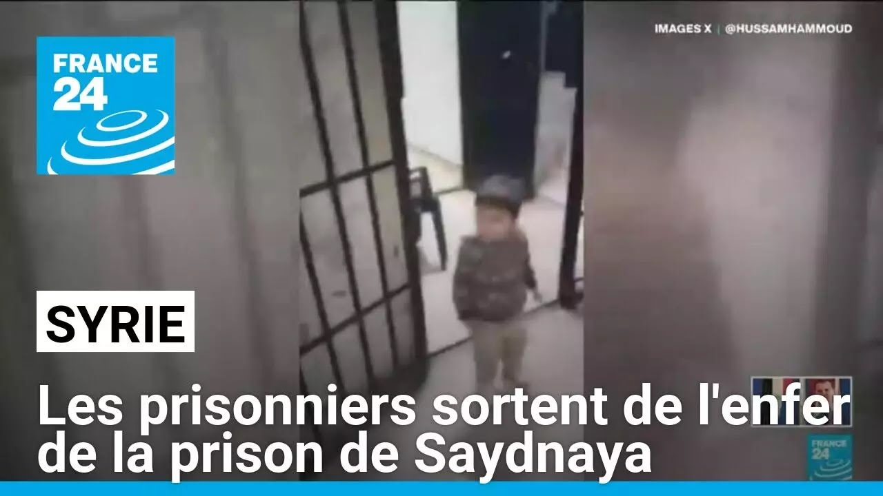 Chute de Bachar al-Assad : les prisonniers sortent de l'enfer de la prison de Saydnaya • FRANCE 24