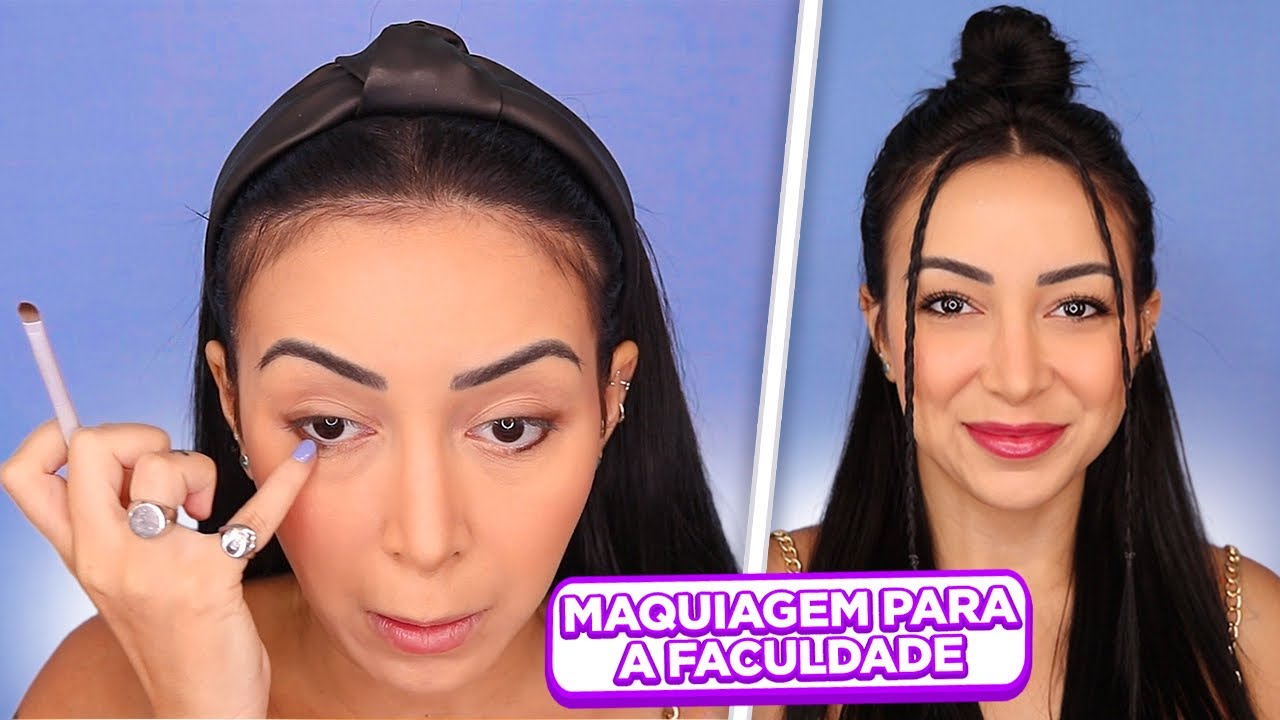 MAQUIAGEM FÁCIL PARA A FACULDADE 📚