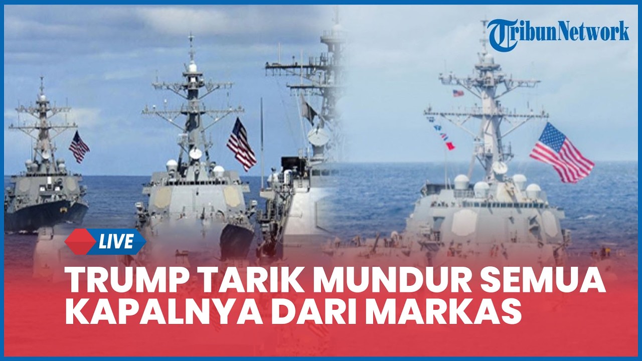 AS Ketakutan! Trump Tarik Mundur Semua Kapalnya dari Markas Besar di Bahrain, Was-was Dibom Iran