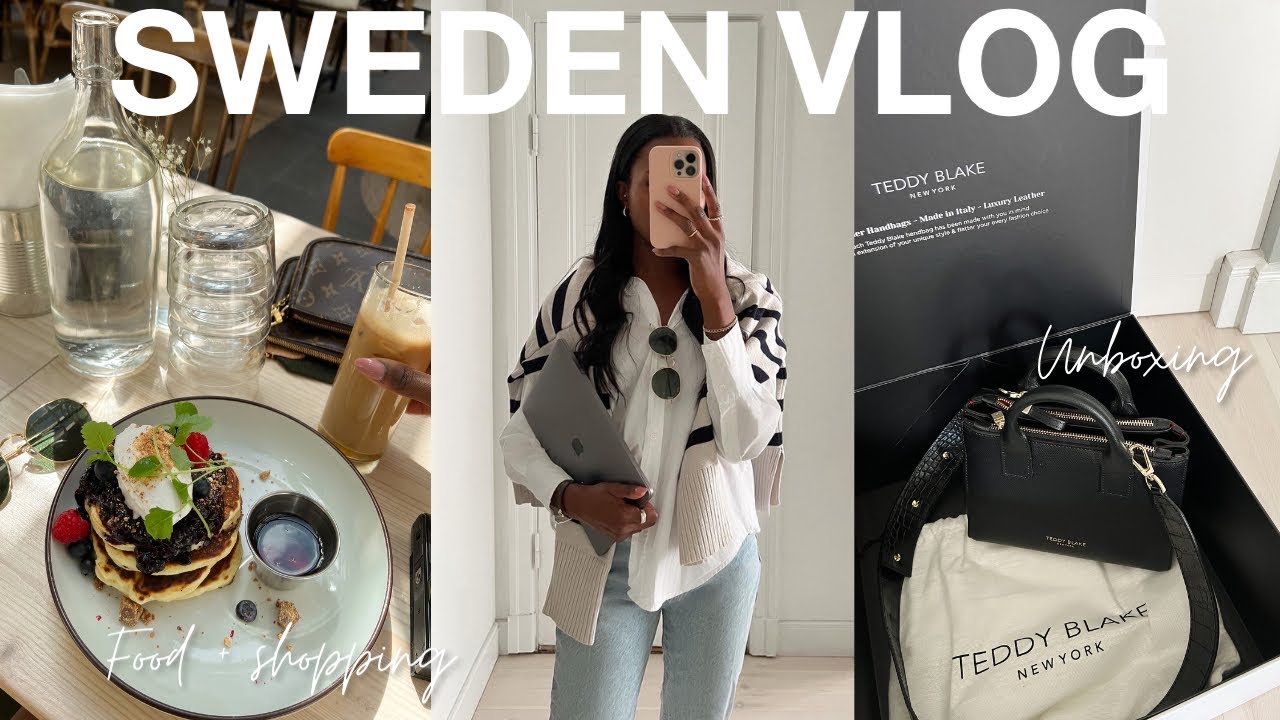 SWEDEN VLOG | few days in Stockholm, getting my motivation back, shopping + Teddy Blake unboxing