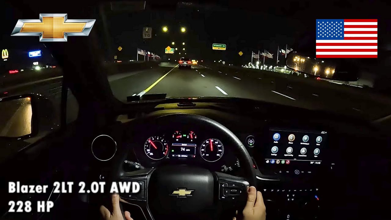 2024 Chevrolet Blazer 2LT 2.0T AWD 228 HP NIGHT POV DRIVE DALLAS (60 FPS/1440p)