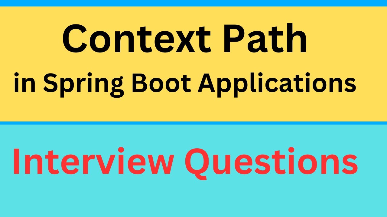 Context path in spring boot | How to Change the Default Context Path #interview #spring boot
