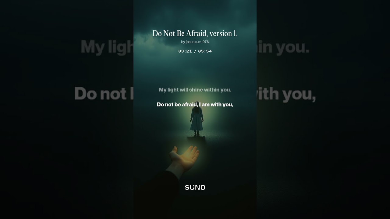 Do not be afraid, version 1.