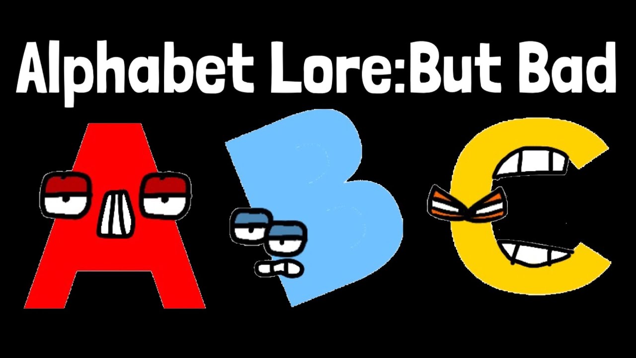 Alphabet Lore But Poorly Done On Purpose