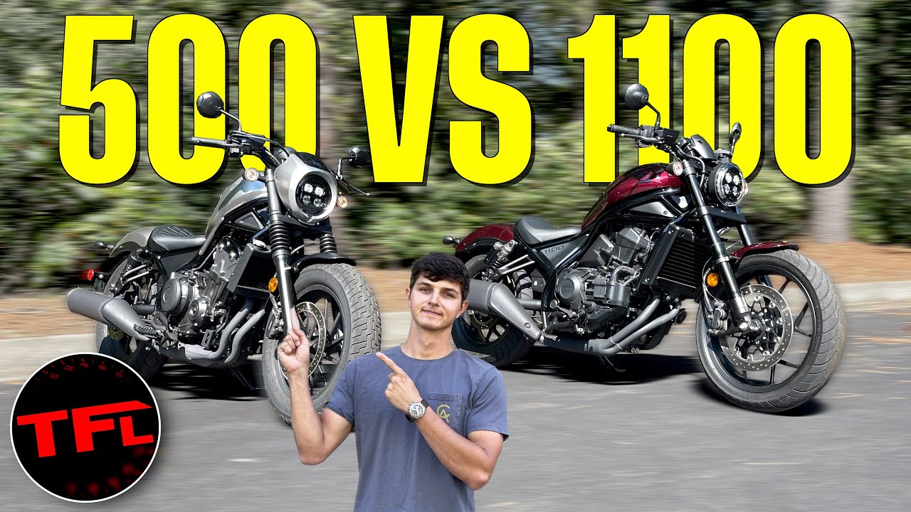Какой Honda Rebel выбрать? Сравнение Rebel 500 и Rebel 1100!