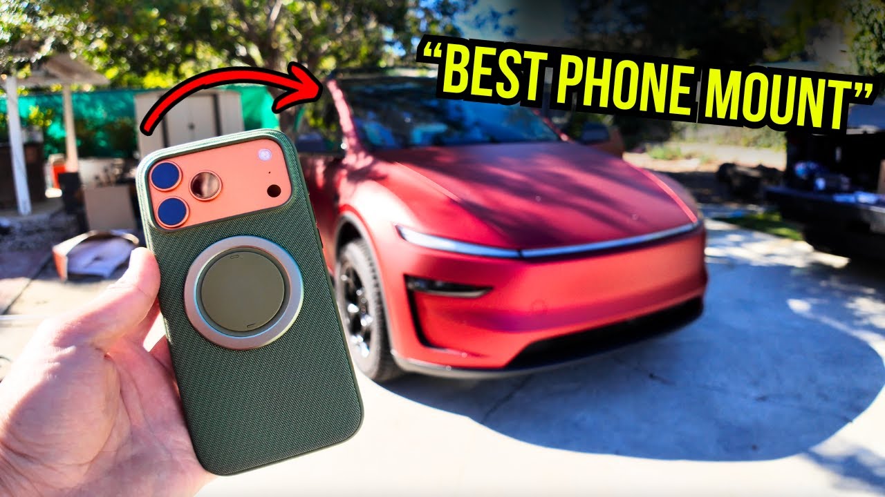 Best Tesla Phone Mount for iPhone 17 Pro (Magbak vs Jowua)
