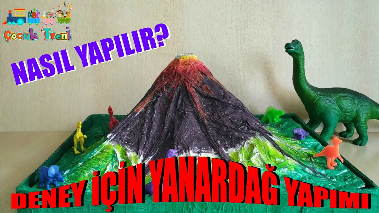 En Kolay Volkanik Dağ Modeli Yapımı