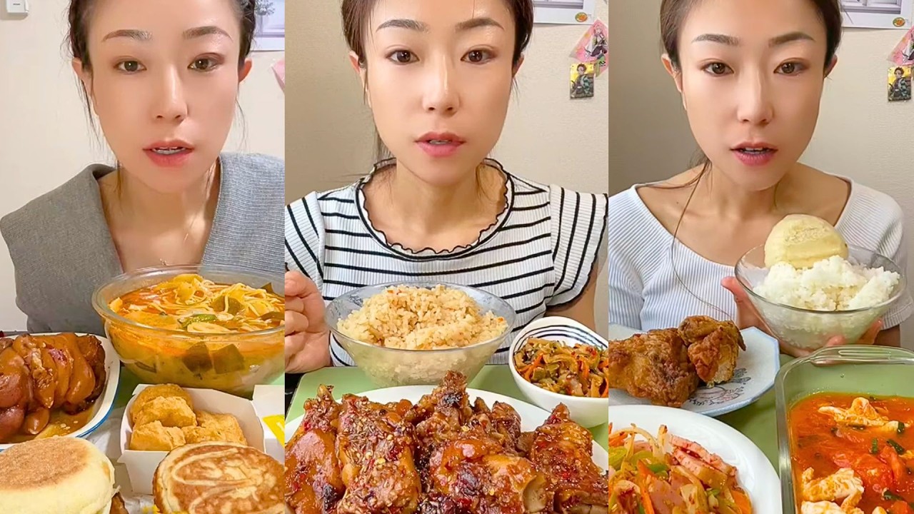 Chinese Home-Cooked Food Mukbang | Realistic Eating Sounds No Talking #427