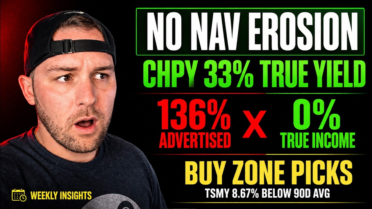 Income ETFs With No NAV Erosion, 136% Advertised Yields & Buy Zone Picks (Insights Tab Weekly)