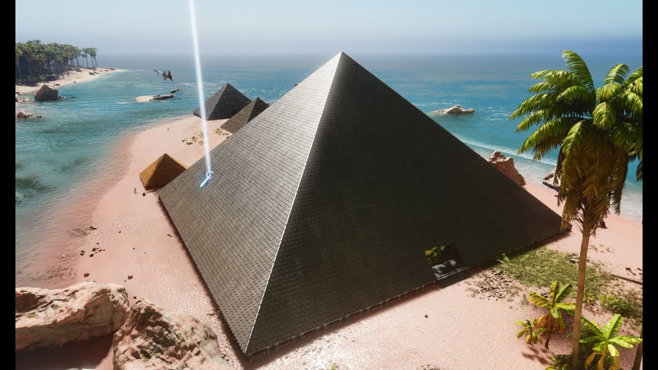 MASIVE PYRAMID 20x20 BUILD TUTORIAL  IN ARK SURVIVAL ASCENDED!!!