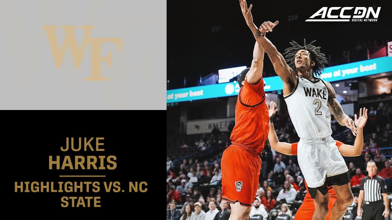 Wake Forest Guard Juke Harris Highlights vs. NC State