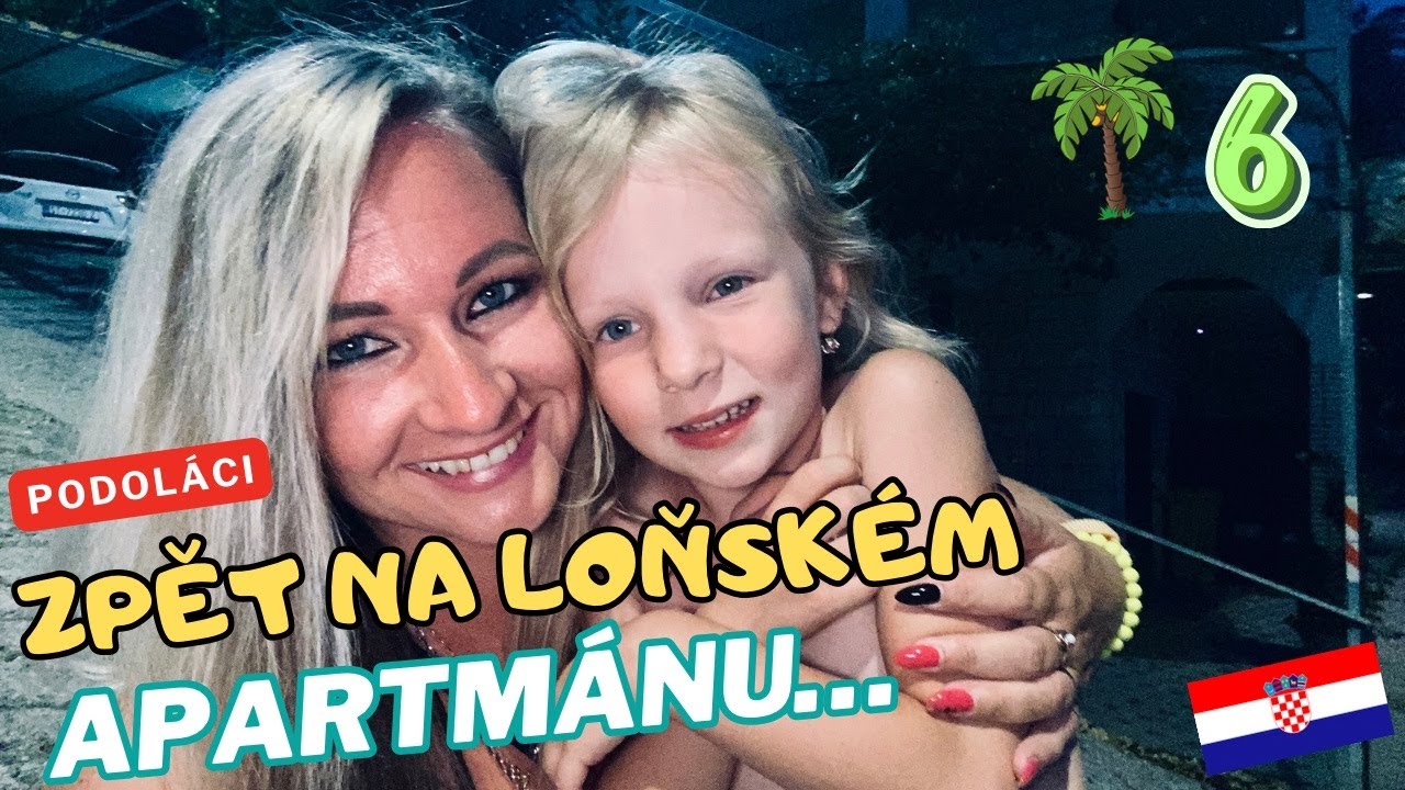 Chorvatsko 2024 🌴- 6/ Zpět na loňském apartmánu,další milé setkání na pláži,velké teplo…