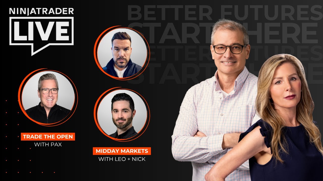 NinjaTrader Live | Futures Trading + Market Analysis w/ Pax, Blake Morrow, Leo + Nick (11/7/25)