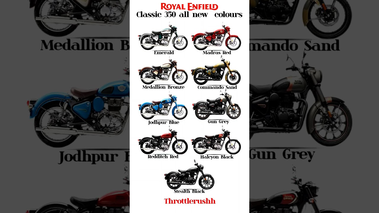 Classic 350 all new colours & pricelist #classic350 #royalenfield #bikes #colors #new #bikelover