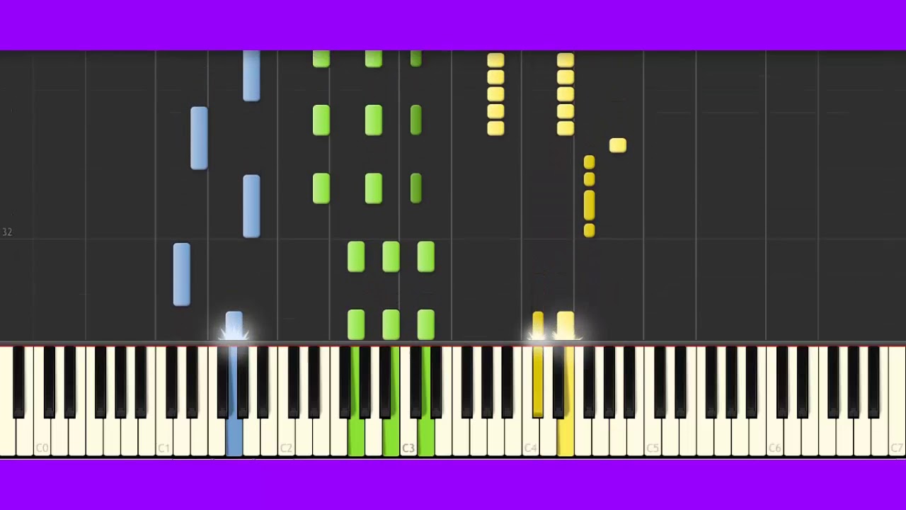 Becky G ft Natti Natasha-Sin Pijama Piano Tutorial By L-Sheets