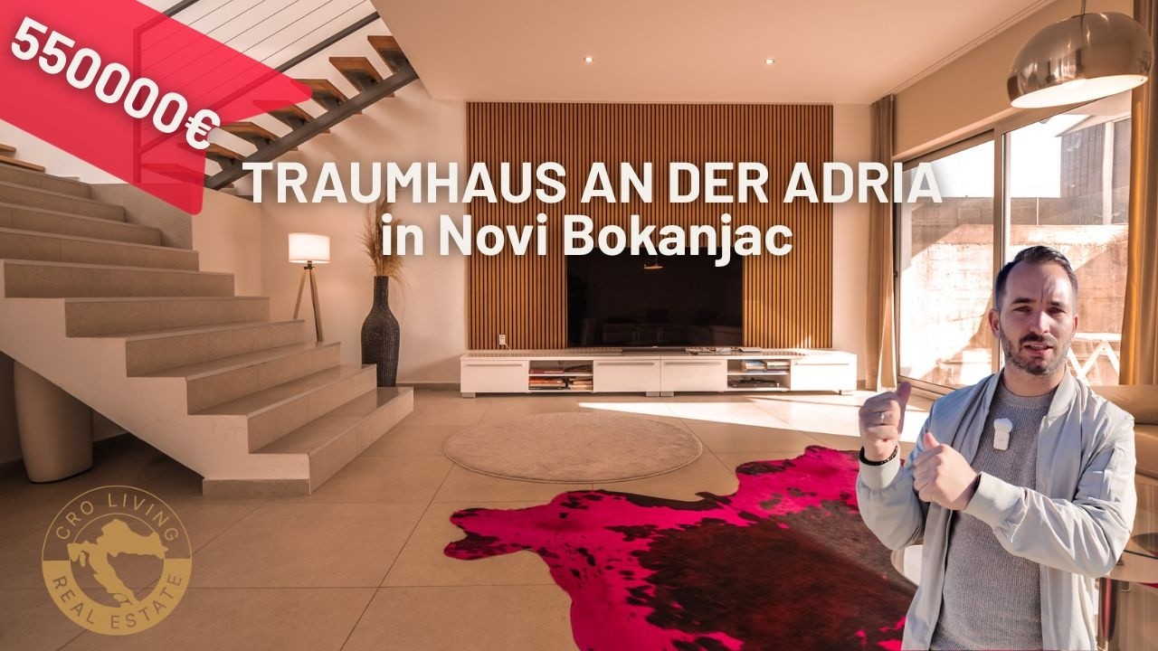 Haus in Zadar Novi Bokanjac  Modernes Einfamilienhaus in Dalmatien