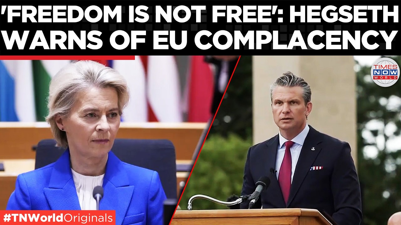&lsquo;Dangerous Ideologies Invading Europe&rsquo;: Hegseth Warns of &lsquo;Invasion&rsquo; During D-Day Speech in France
