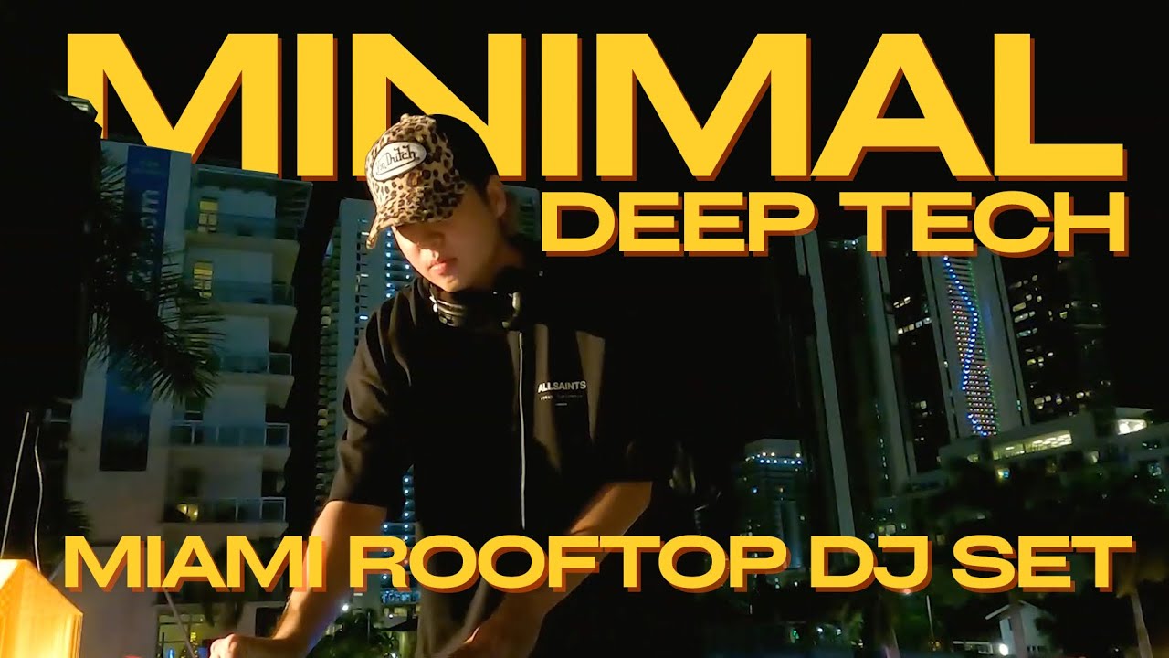Minimal Deep Tech & Deep House Rooftop Set | Videoboy (Resident) | STUDIO24 Sessions Art Basel Miami
