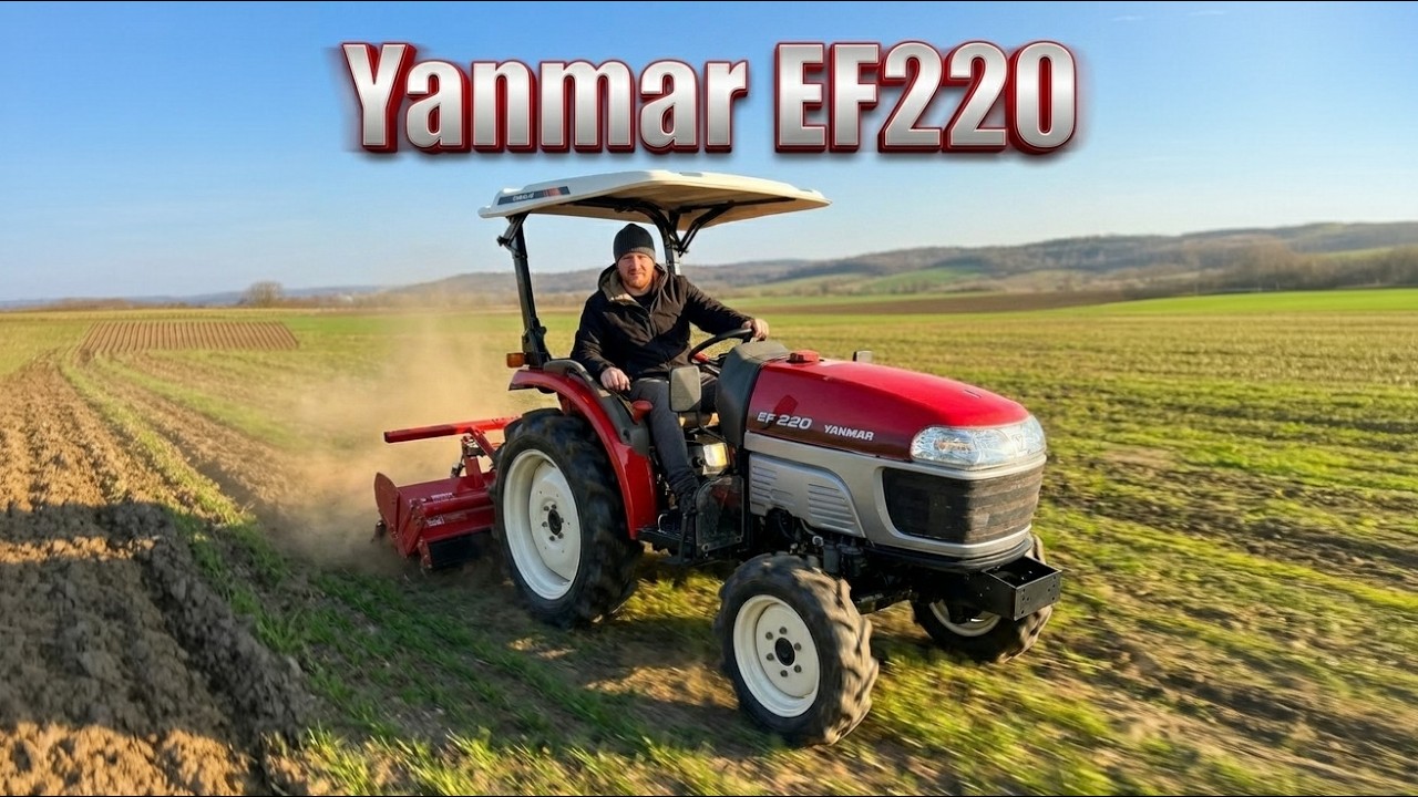 Обзор трактора Yanmar EF220