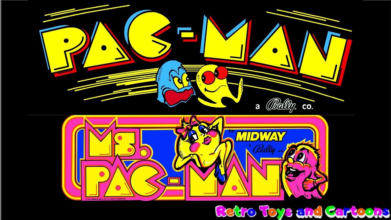 Pac-Man + Ms. Pac-Man Commercial Compilation Retro Toys and Cartoons