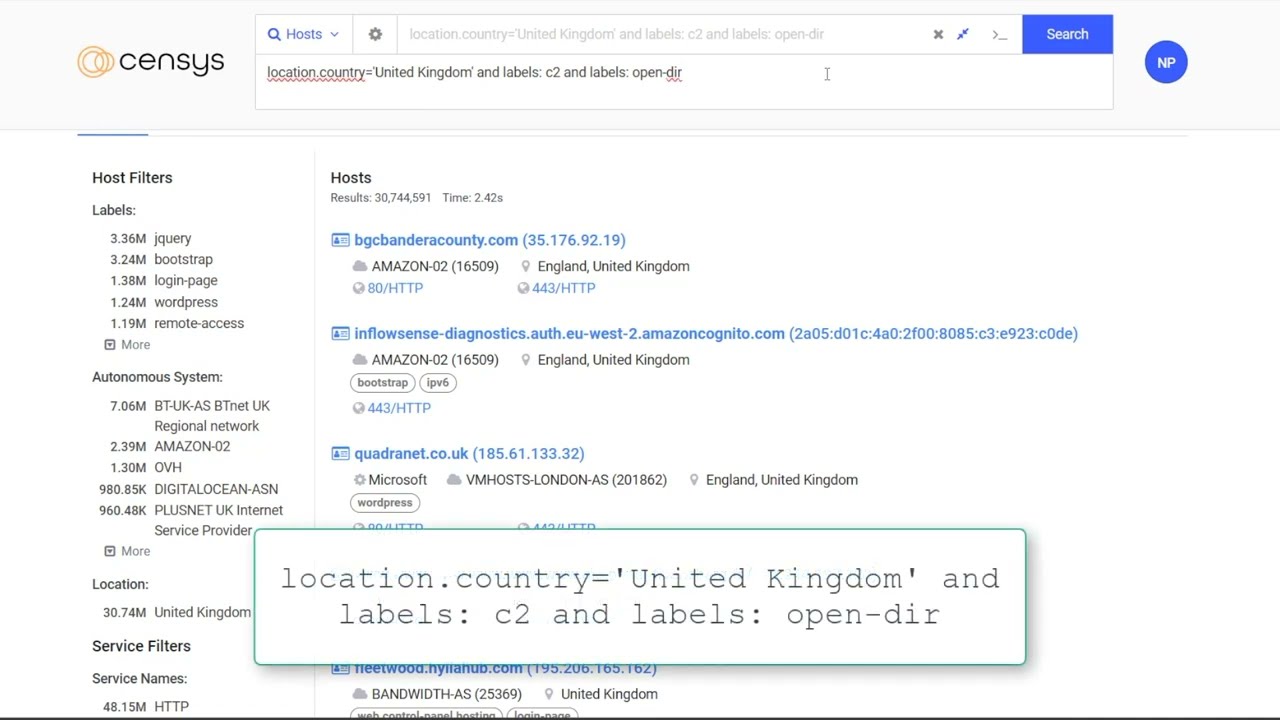 Search Demo: How to Identify Malicious Infrastructure