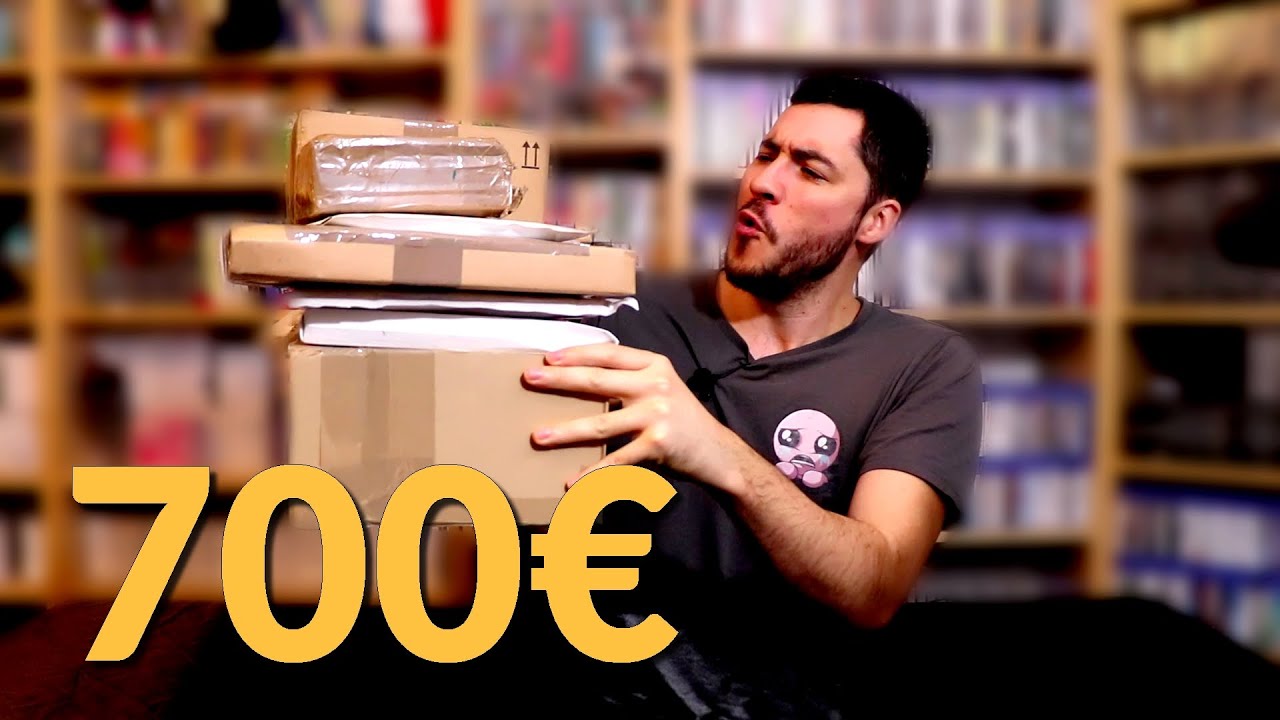700€ pour 10 colis de jeux video