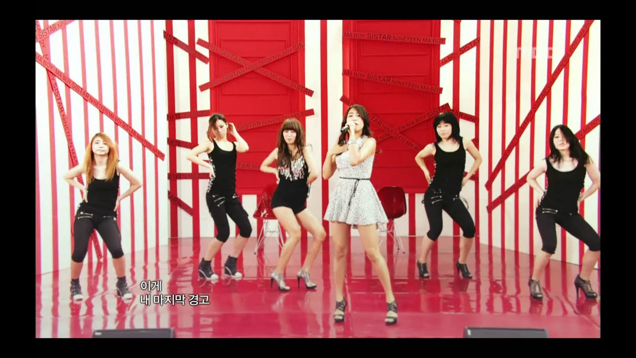 Sistar 19 - Ma Boy, 씨스타19 - 마 보이, Music Core 20110514