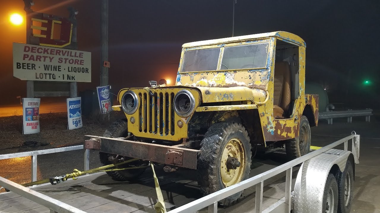 Попытка реанимировать амбар. Найти джип Willys.