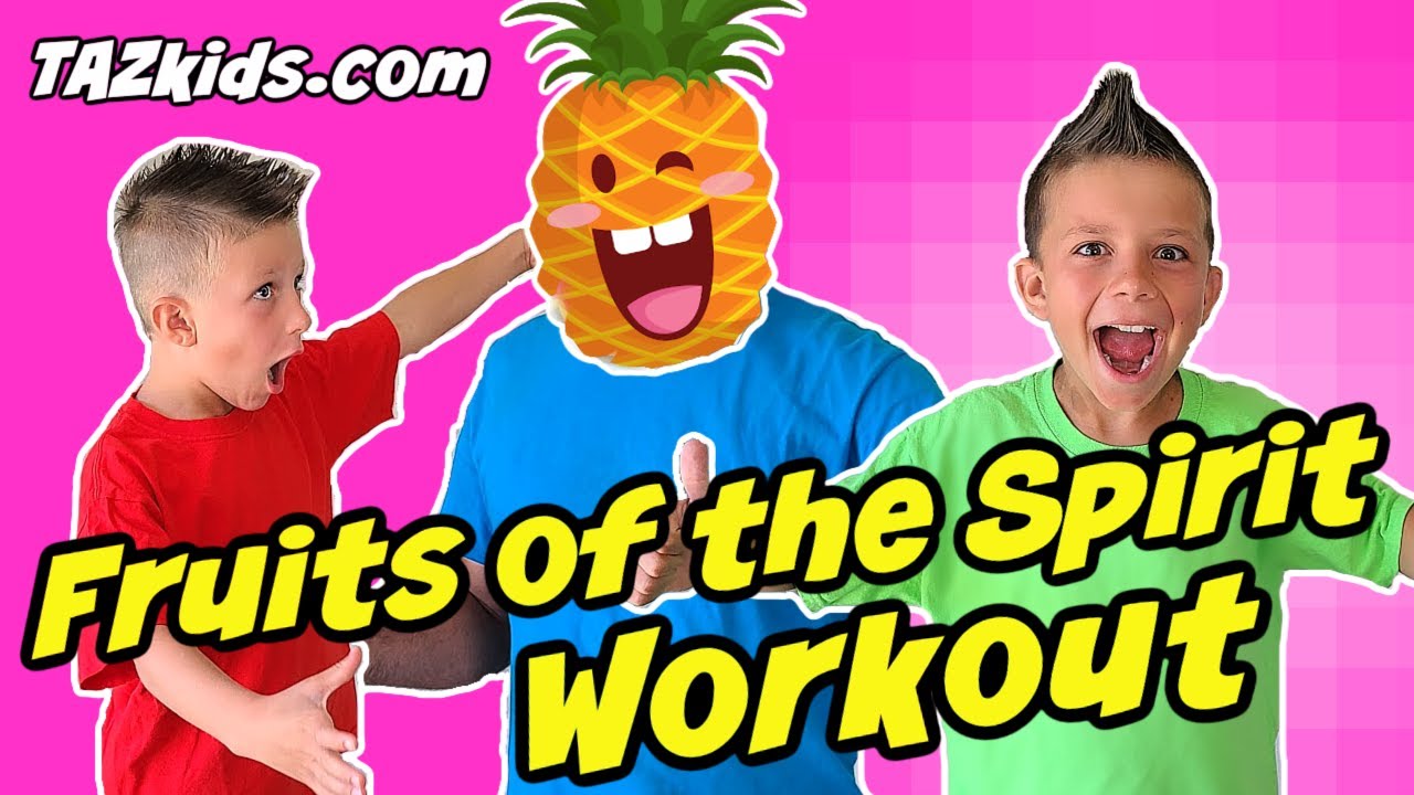 Bible Stories Workout For Kids | Fruits of the Spirit Exercise and Song!