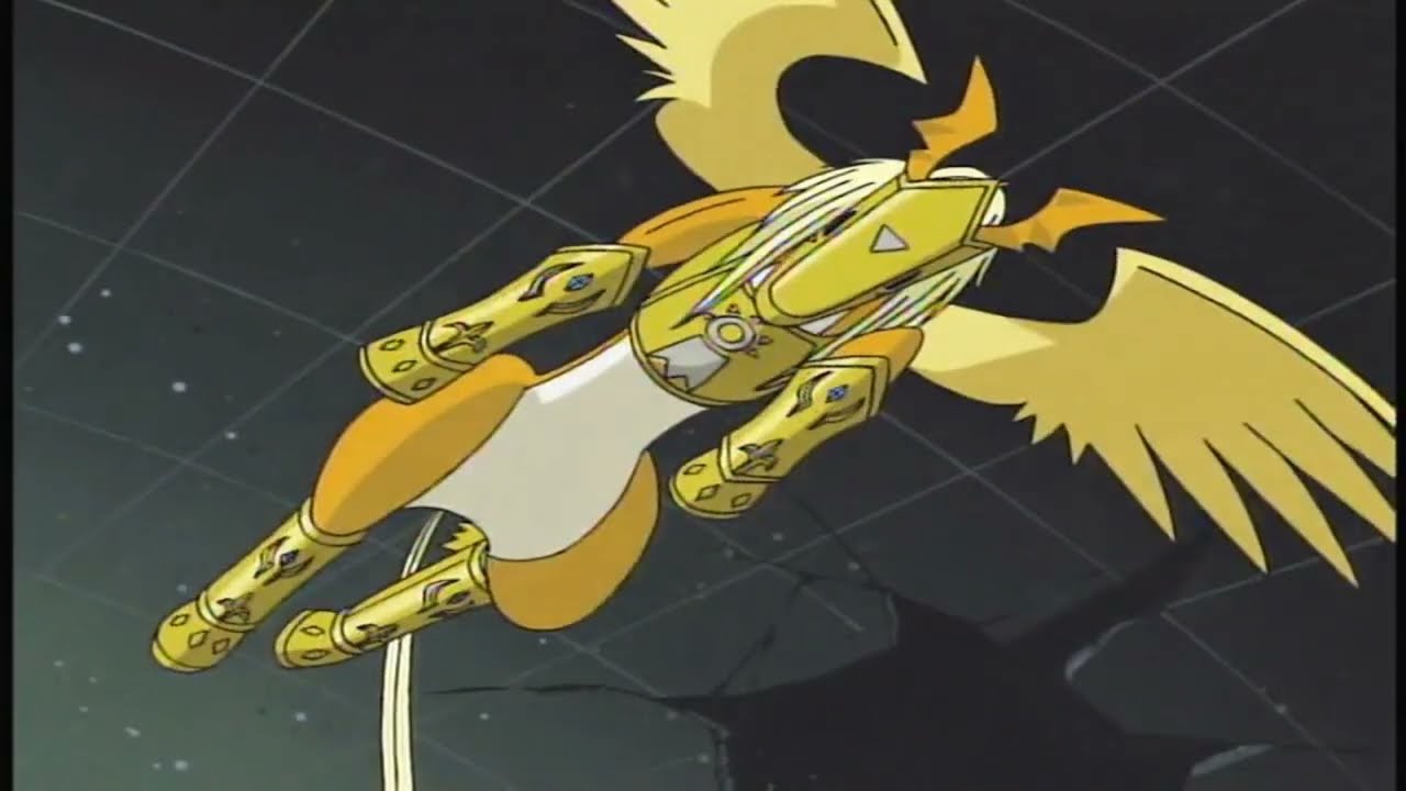 Digimon Season 2 ~ Nefertimon, Pegasusmon, Halsemon, Digmon, & Raidramon De Digivolve