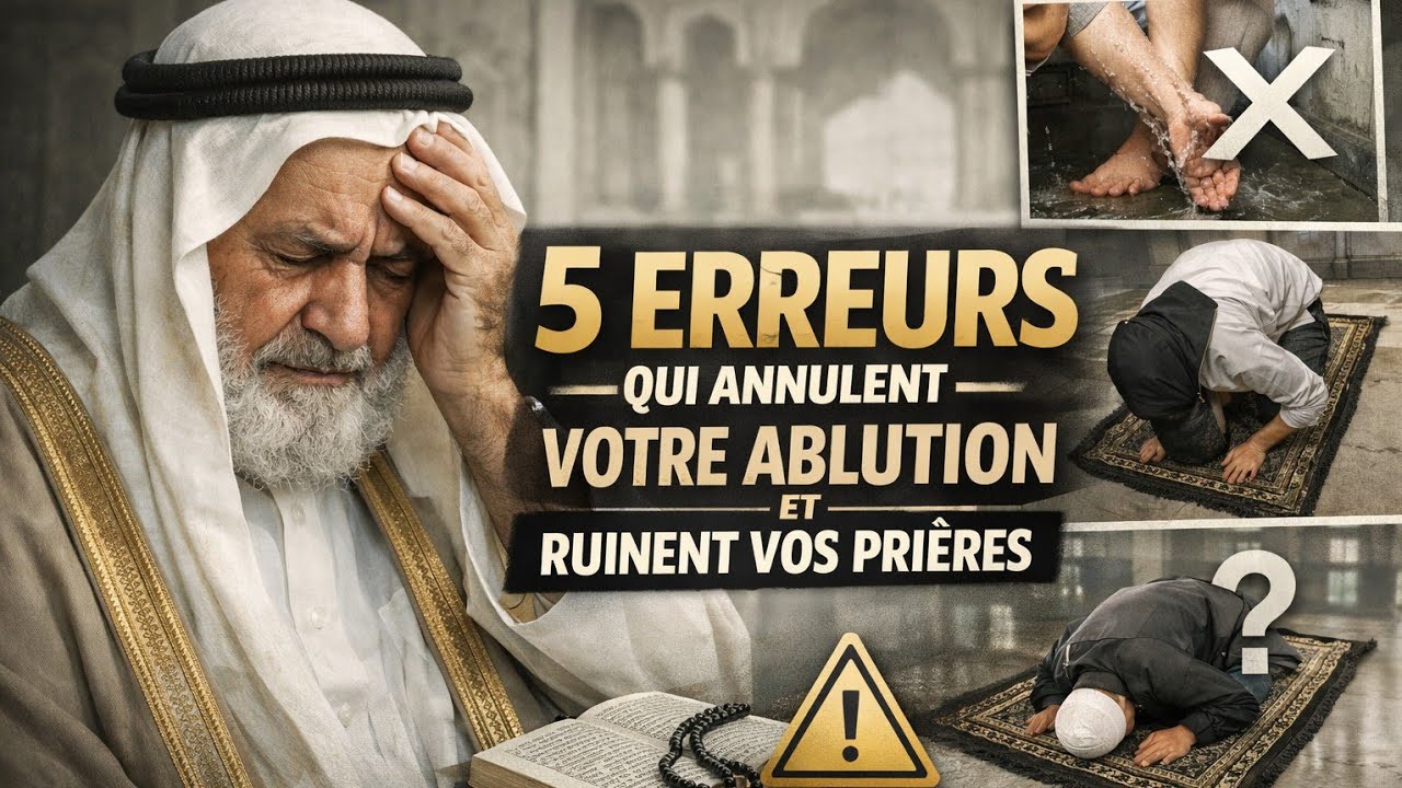 LE SECRET D’UNE ABLUTION ACCEPTÉE : ÉVITEZ CES ERREURS QUI ANNULENT VOTRE PRIÈRE