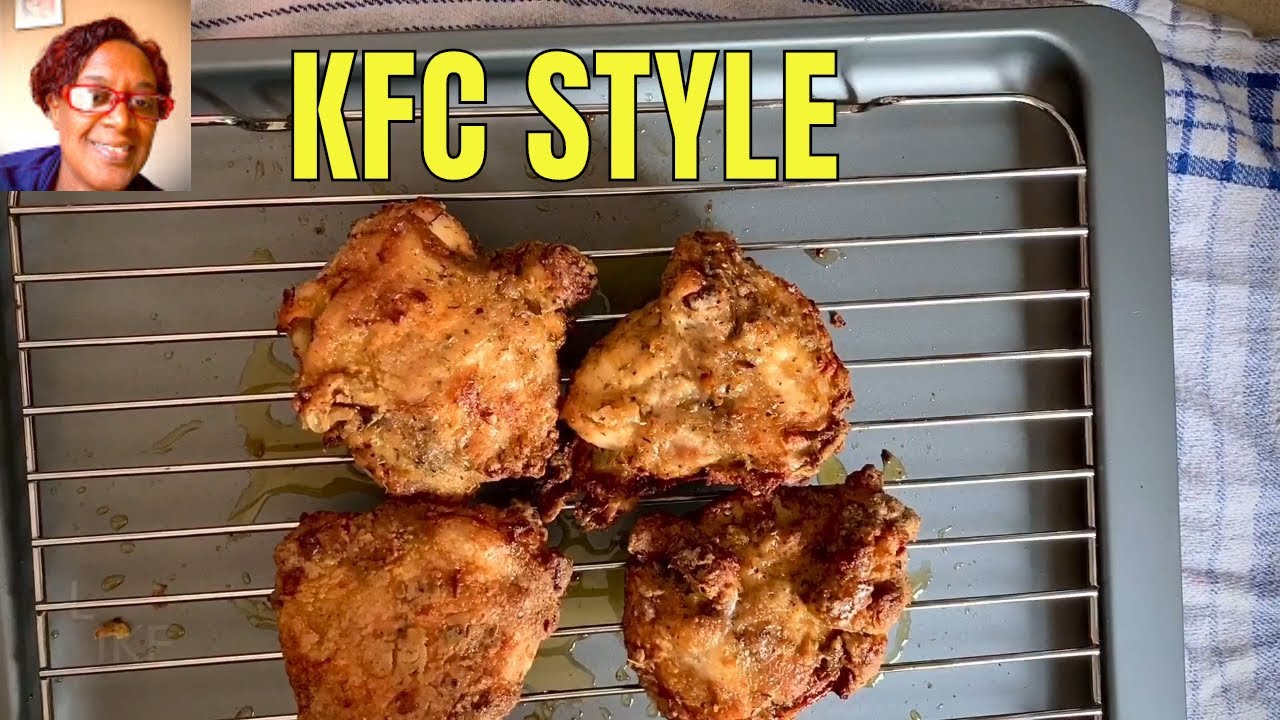 How To  Make KFC Style Oven Baked Chicken Recipe/ lockdown recipe from home