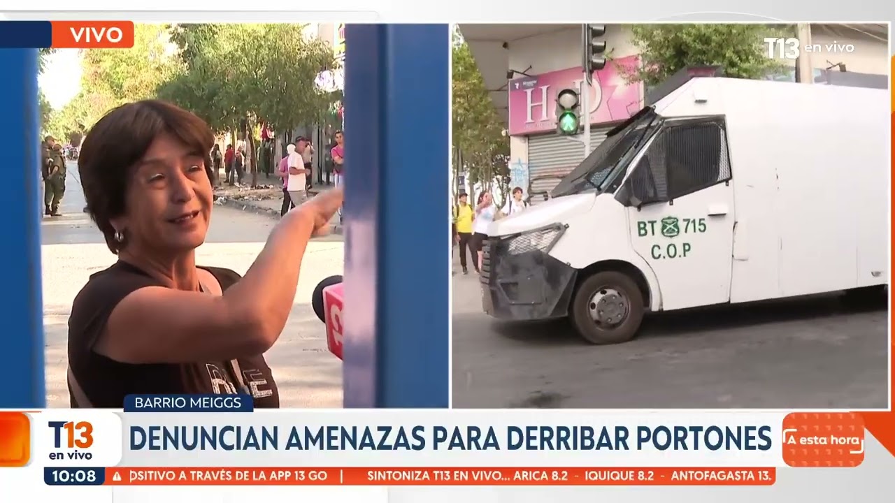 Denuncian amenazas para derribar portones instalados en Meiggs