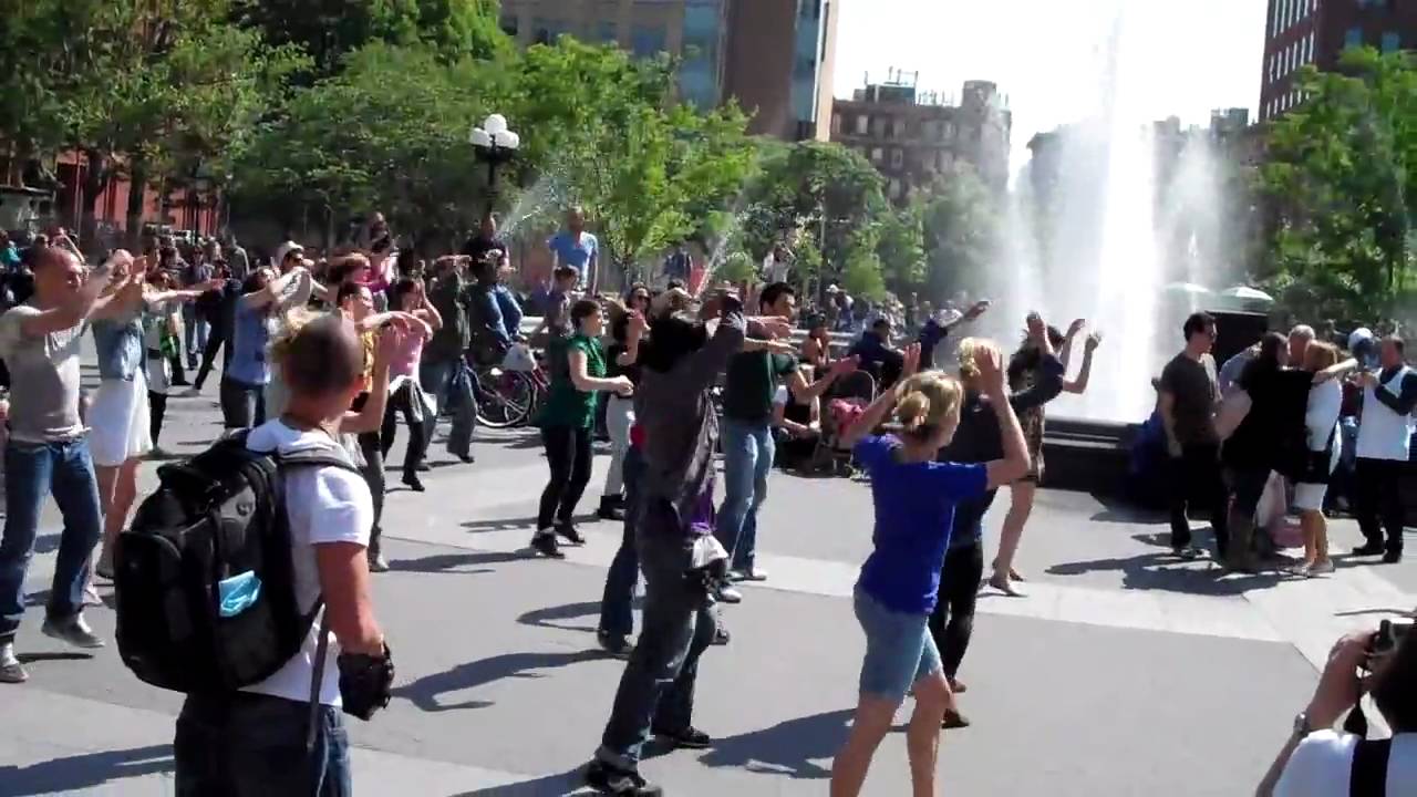 Proposal in Washington Square Park