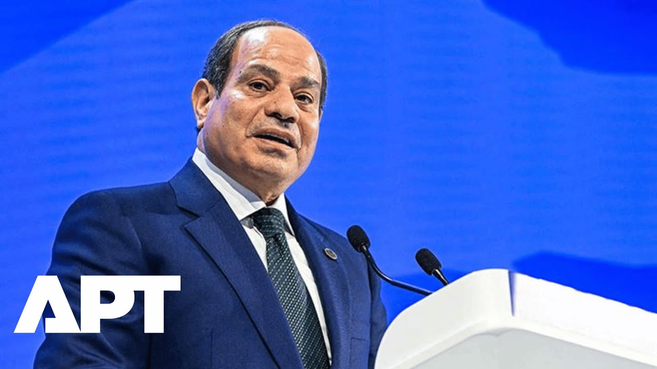 At Davos, Egypt's El-Sisi Draws Clear Line on Gaza, Reaffirms 2-State Solution & 1967 Borders | APT