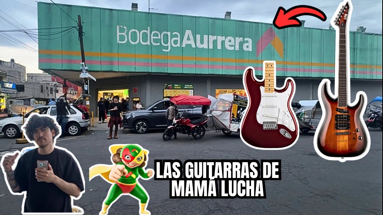NO CREÍ ENCONTRAR ESTAS GUITARRAS EN BODEGA AURRERA 🤯