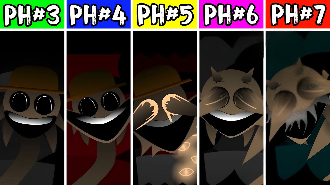 From Phase 3 To NEW Phase 7 Definitive But Swapped Version in Incredibox Sprunki!