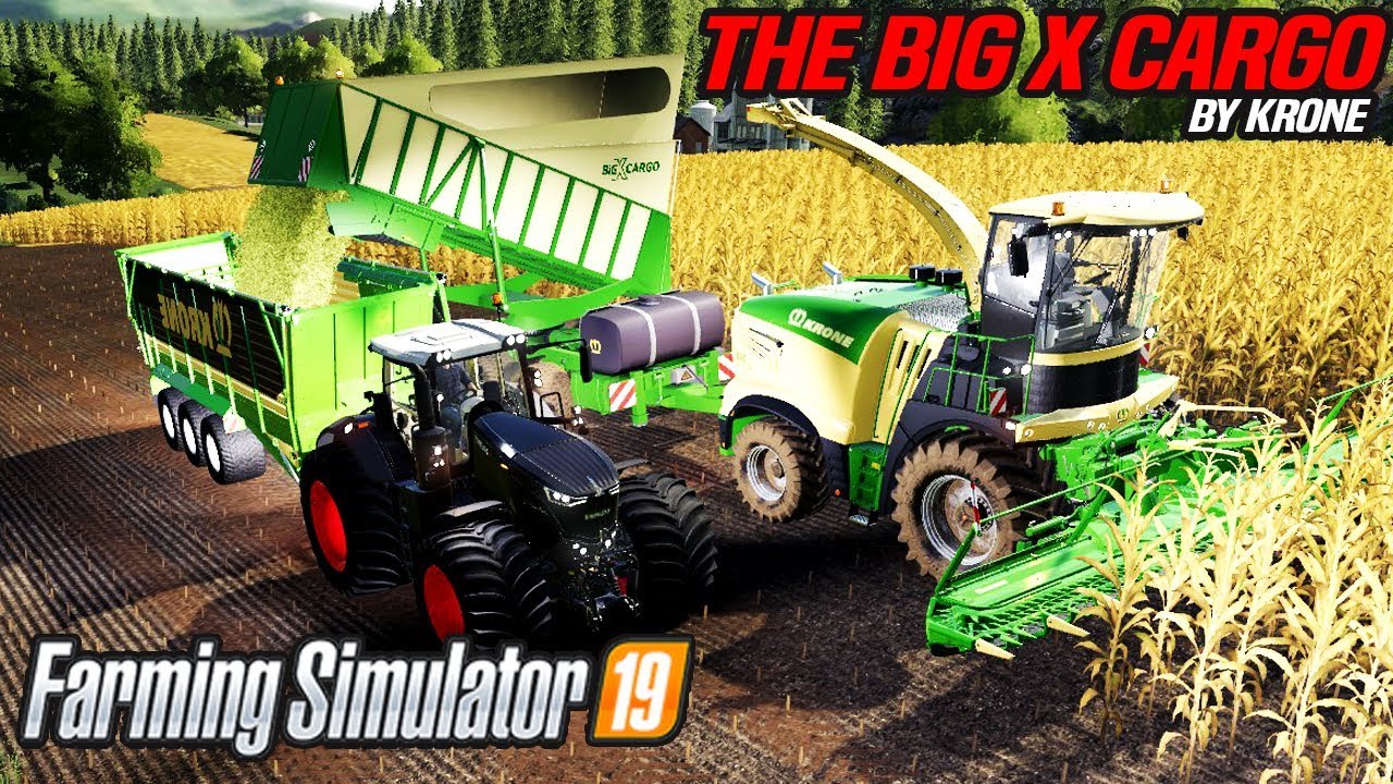 WE BOUGHT IT!! BIGX KRONE CARGO TRAILER | FARMING SIMULATOR 19 MULTIPLAYER GAMEPLAY