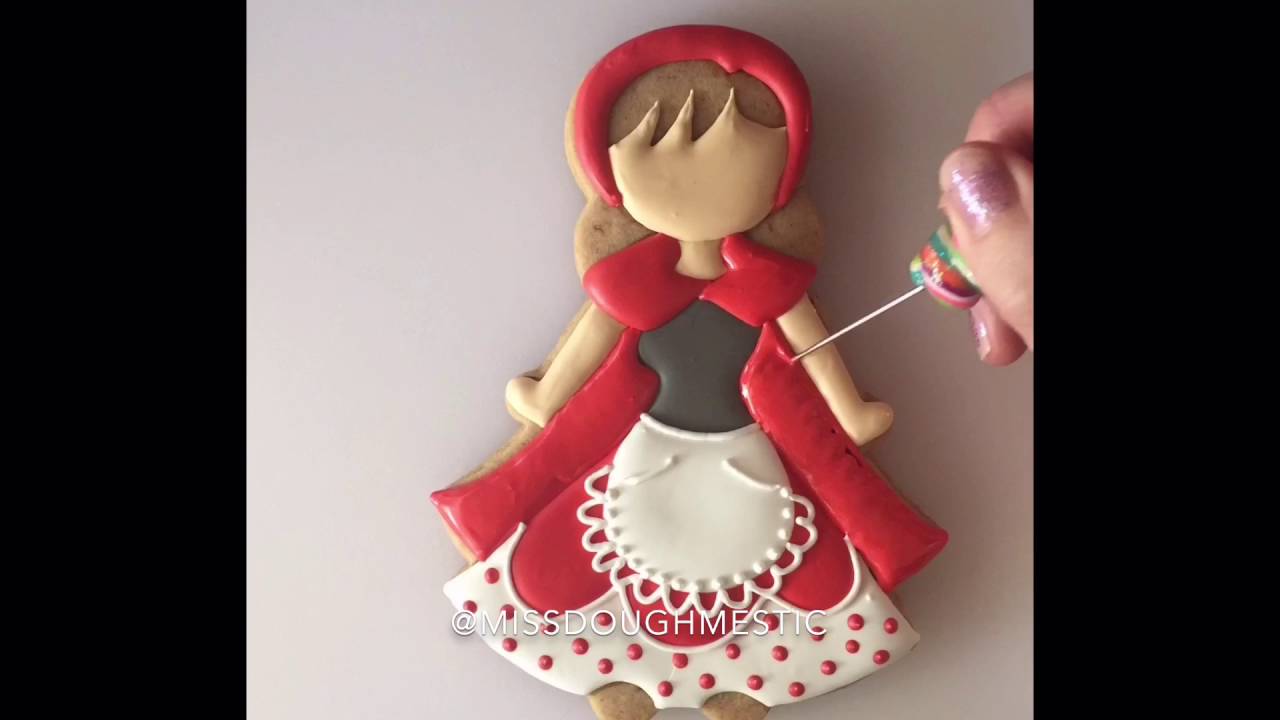 Little Red Riding Hood Inspired Sugar Cookies