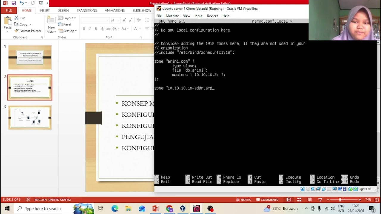 DNS SERVER (MASTER SLAVE SERVER)