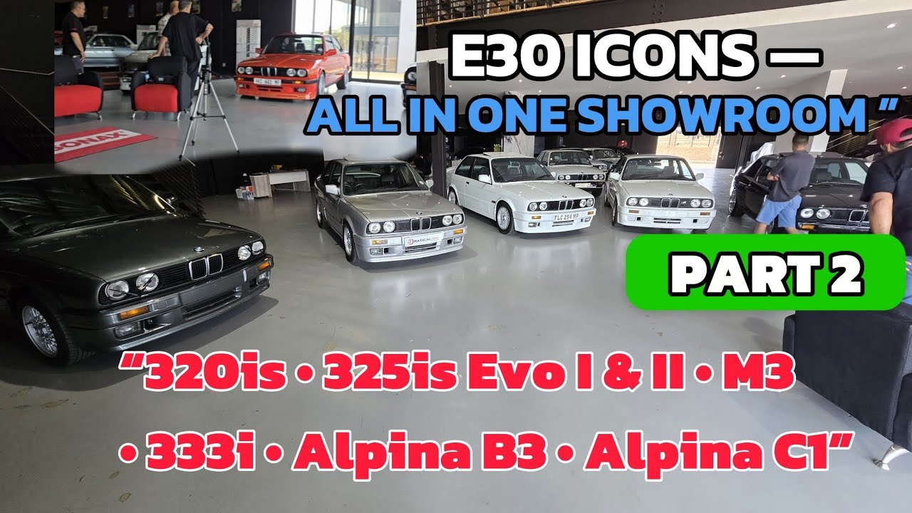 САМЫЙ РЕДКИЙ МОДЕЛЬНЫЙ РЯД E30! M3, 333i, 320is и Alpina Legends вместе