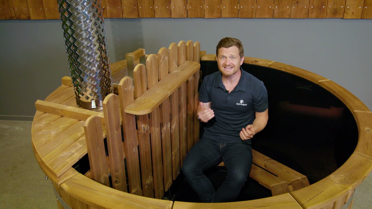 Alpine Spas&trade; - Baltic - 4 Seater Wood-Fired Hot Tub