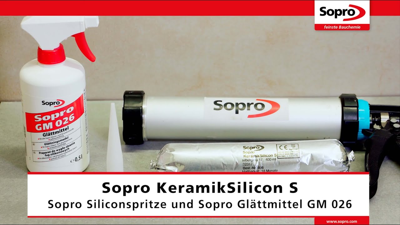 Professionelle Verarbeitung Sopro KeramikSilicon S